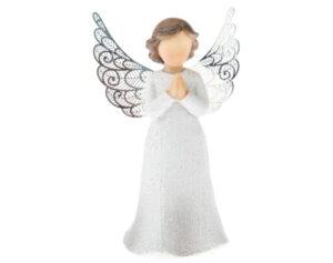 Dekoračná soška Anjel modliaci sa 12 cm