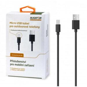 Kábel Aligator Micro USB na USB