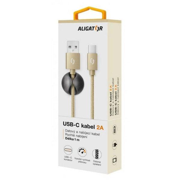 Kábel Aligator Premium USB-C na USB 2A