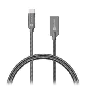 Kábel Wirez Steel Knight USB-C - USB-A