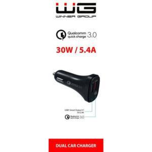 Nabíjačka do auta WG 2xUSB 3