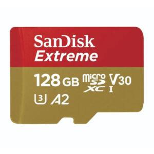 Pamäťová karta SanDisk Extreme MicroSDXC 128GB+SD Adapter 190MB/s & 90MB/s